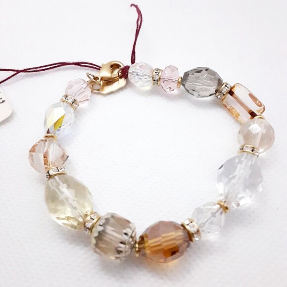 HOST PICK!! NEW Holly Yashi 7 - 7.5 inch faceted beaded bracelet - Picture 10 of 10